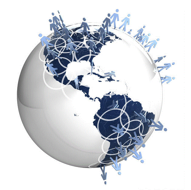 Globe - remote work abstract